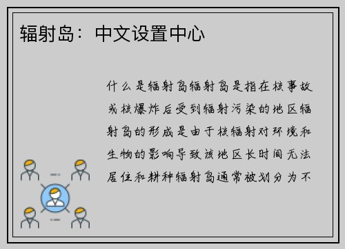 辐射岛：中文设置中心